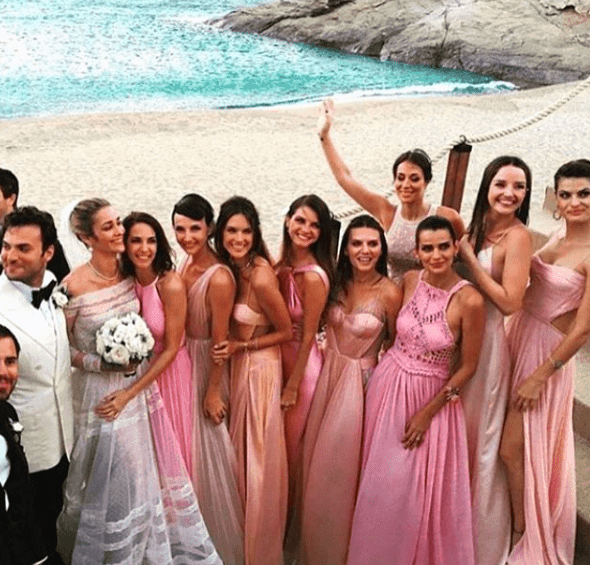 Victoria's Secret models take over Mykonos