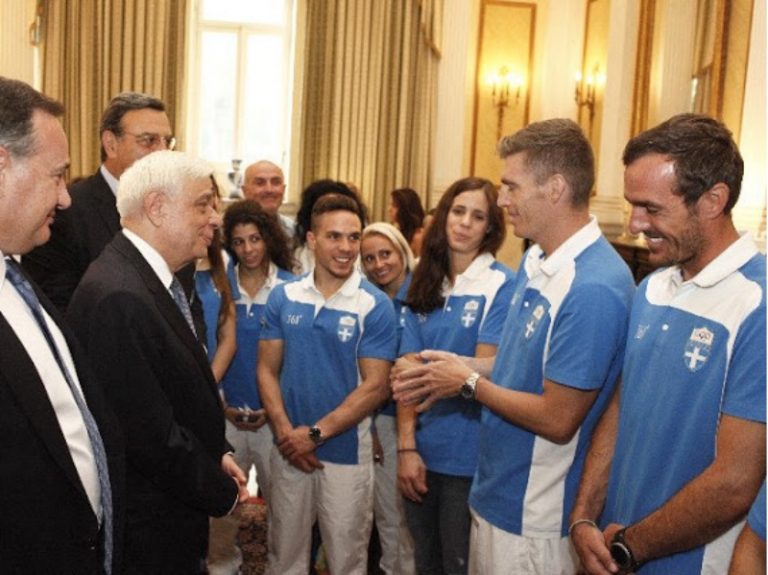 Presidential Welcome for Greek Olympians