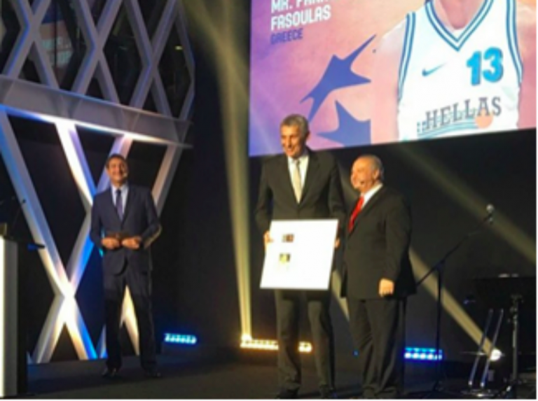 Fasoulas officially inducted in FIBA Hall of Fame