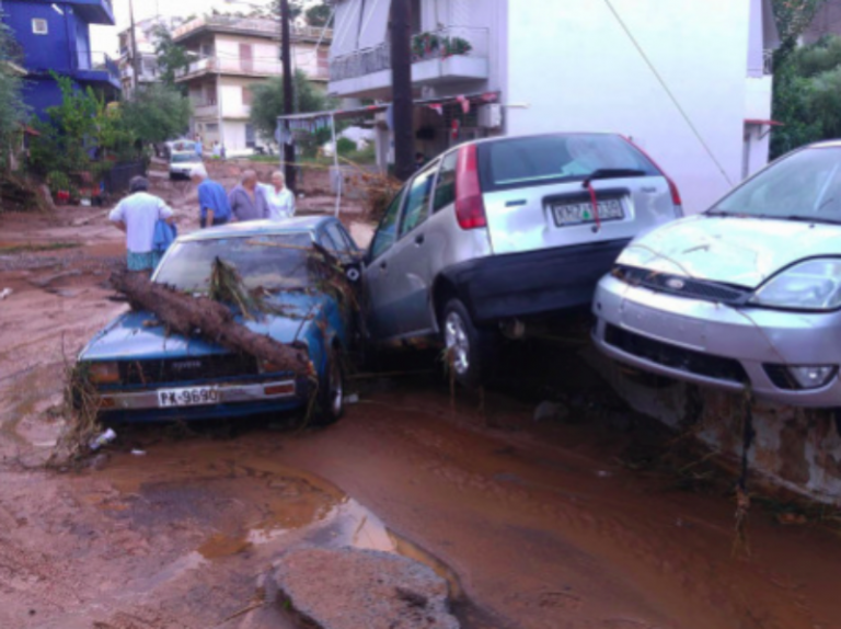 Torrential rain has left 3 people dead in Kalamata