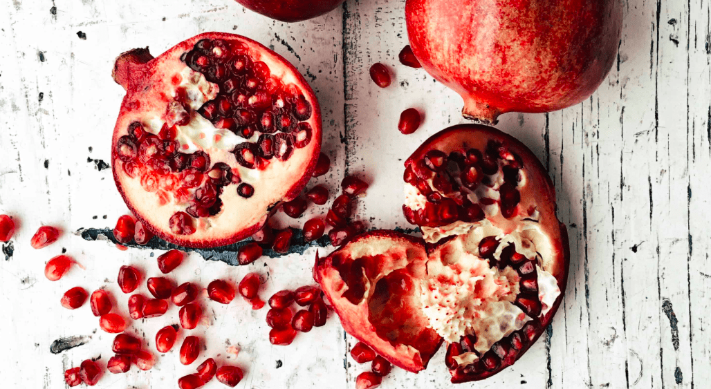 Smashing Pomegranate on New Year