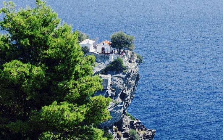 monastery of Agion Taxiarchon in Skopelos