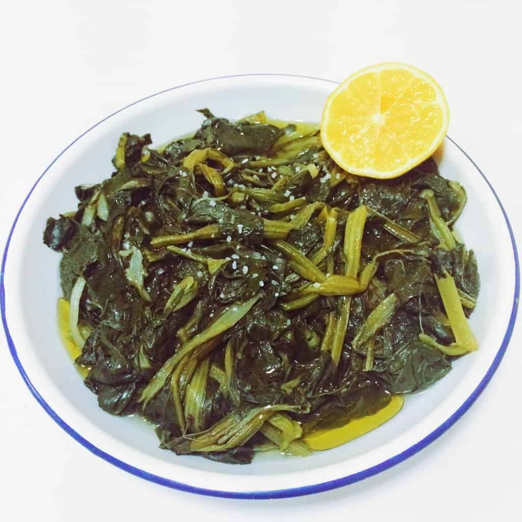 Horta- Greek boiled leafy greens