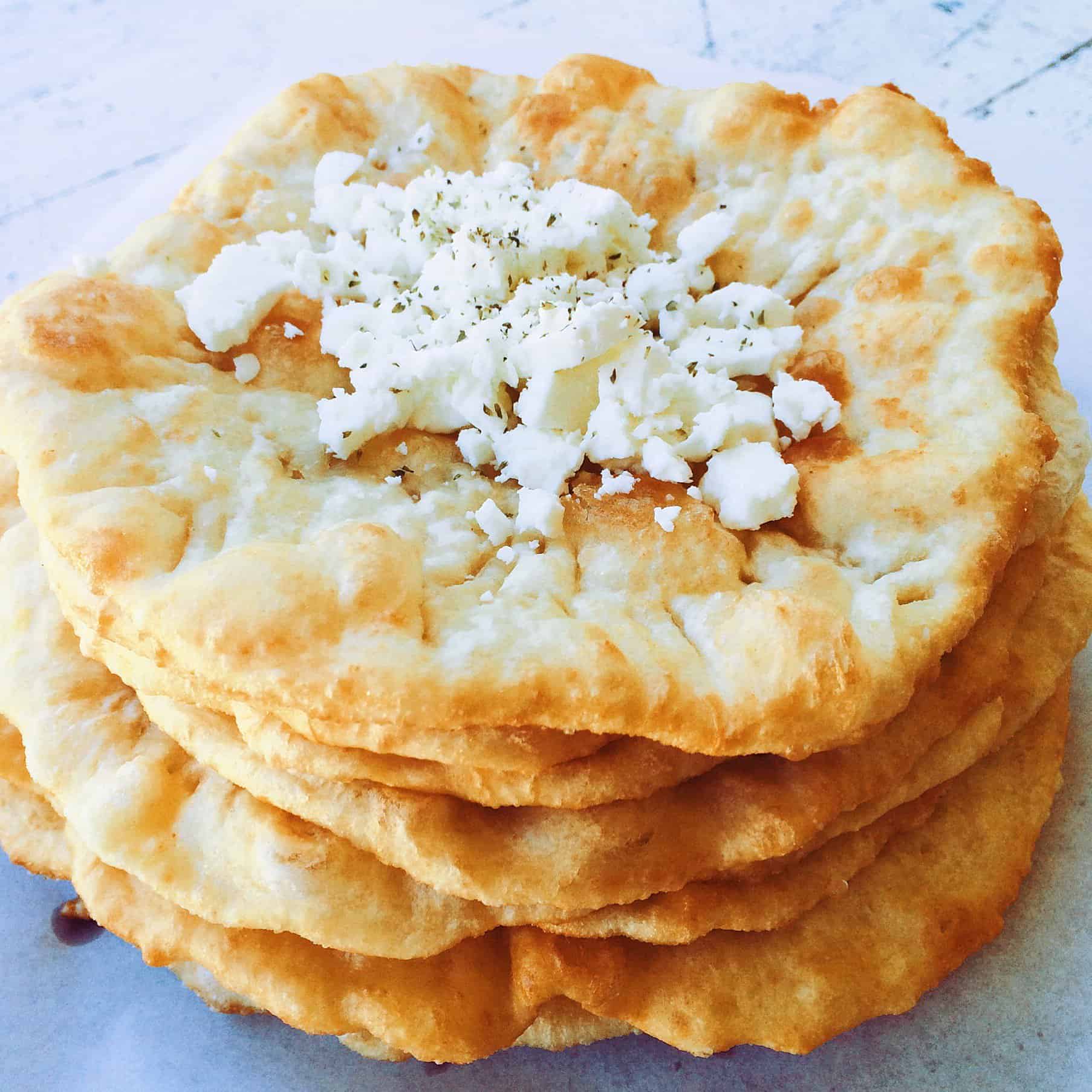 Tiganopsomo- Fried Greek Pita Bread