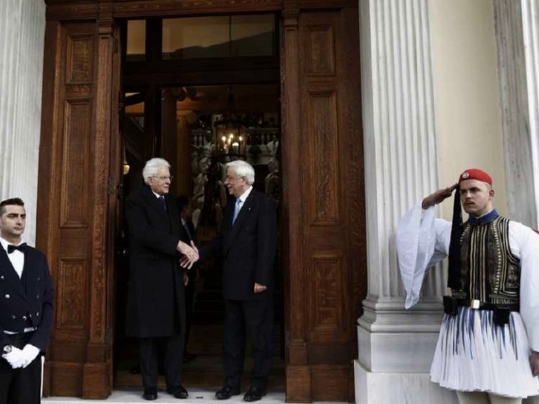 Italian President in Greece on official visit