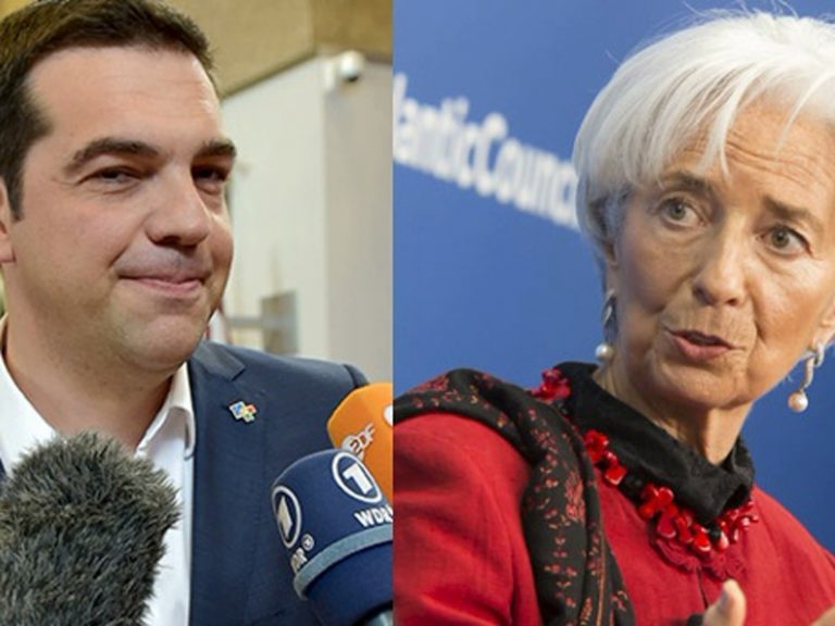 Tsipras and Lagarde discuss IMF role for Greece