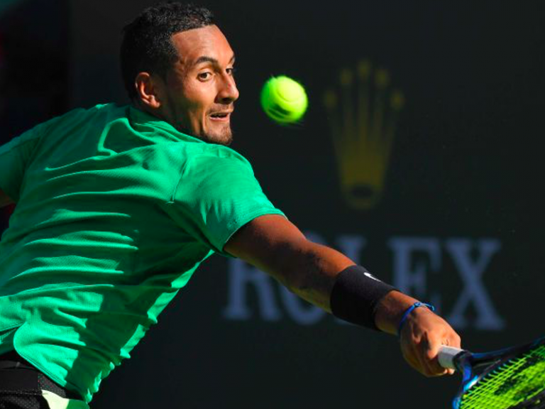 Kyrgios to face Federer after big win over Djokovic