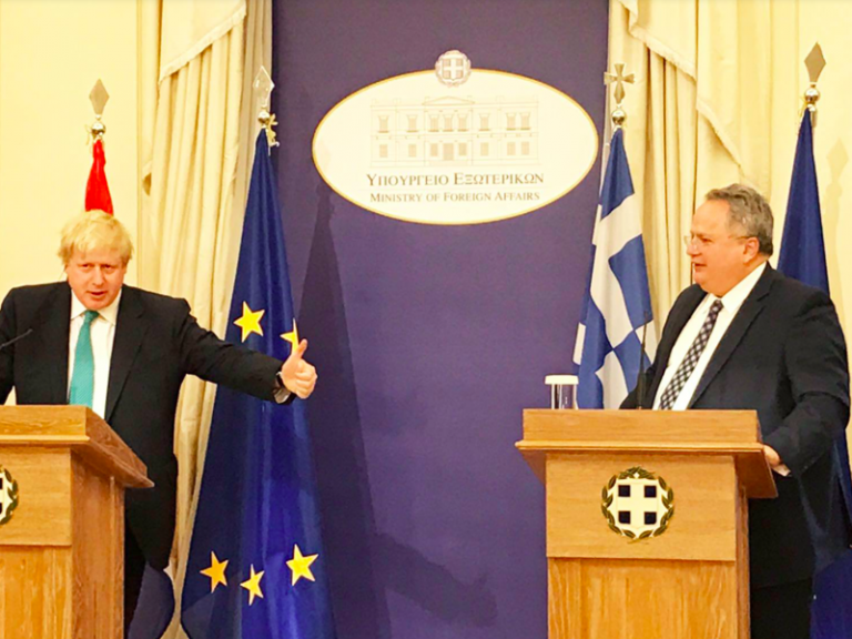 British and Greek Foreign Ministers meet about post-Brexit future