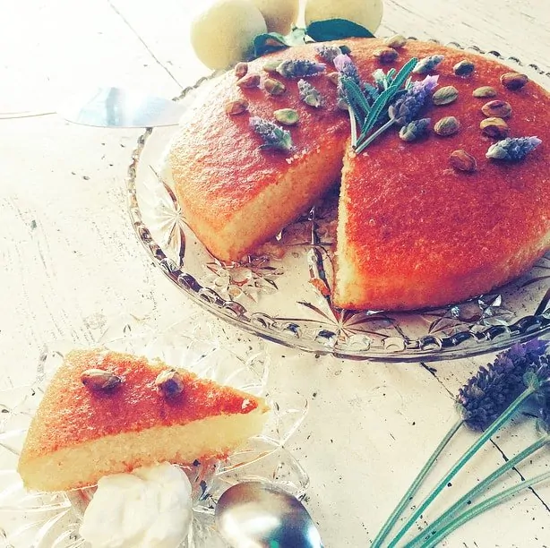 Greek lemon sponge cake recipe