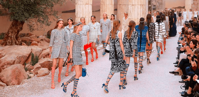 Chanel Celebrates Ancient Greece In Paris For Resort 2018 – Greek