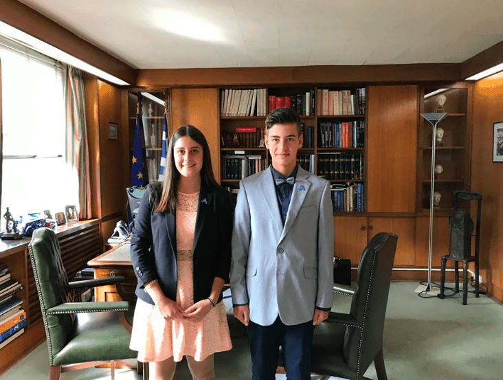 Two young Greek “Anti-Bullying Ambassadors” receive ‘Diana Award’ by Prince Harry