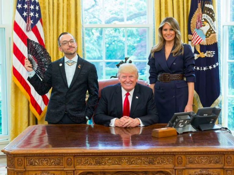 Greek American teacher’s photo with Trump & First Lady goes viral
