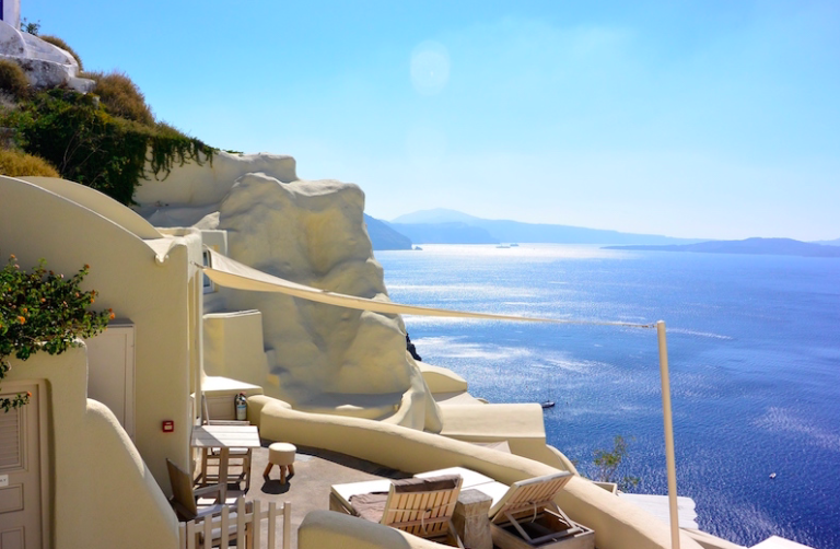 Two leading hotels in Santorini named best in Europe and the world