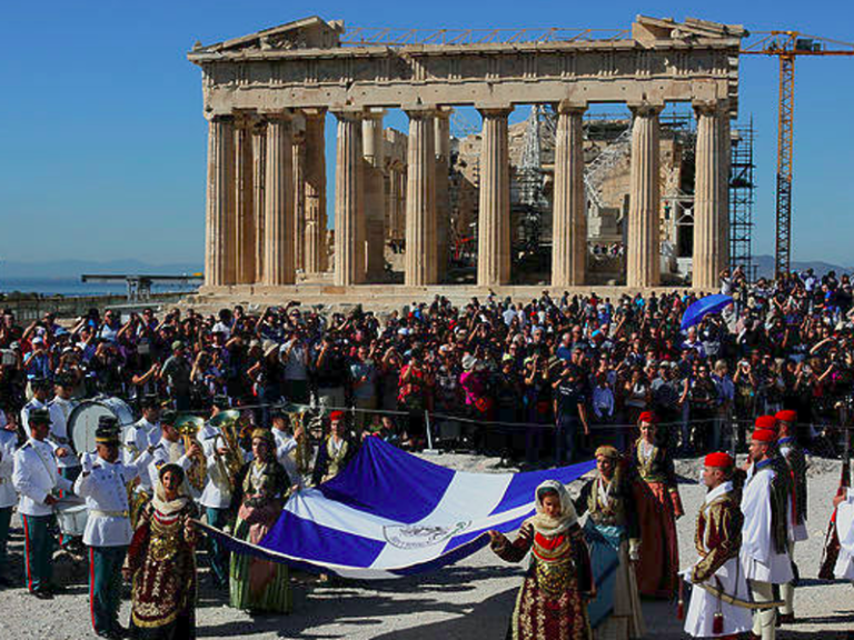 Greek capital celebrates liberation from Nazi Germany