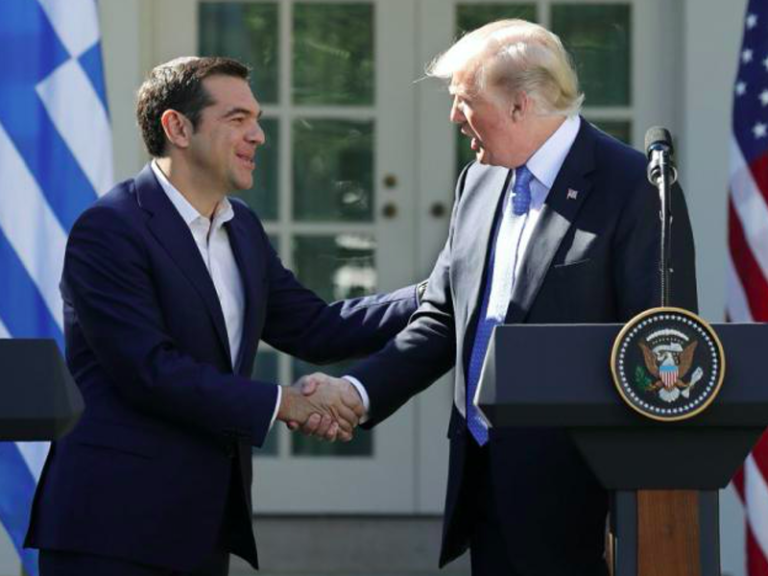 Trump supports debt relief for Greece