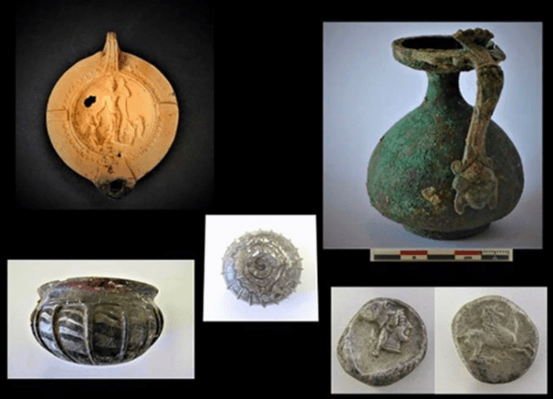 Ancient artifacts discovered from 2,000-year-old tombs in Corinth