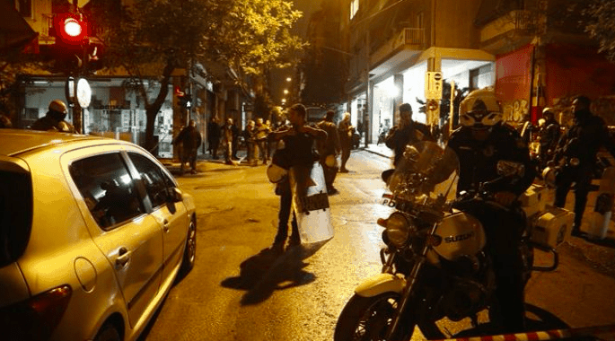 Gunmen attack PASOK headquarters’ Police Guards in Central Athens 2
