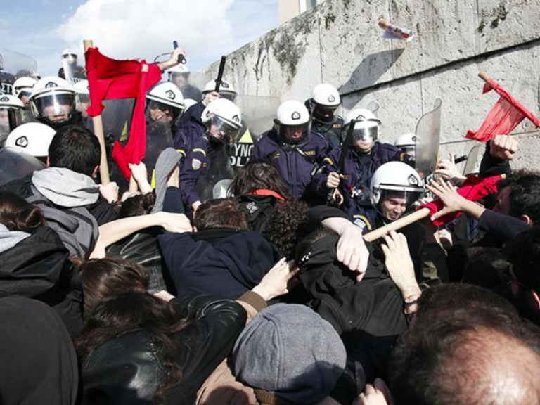 Thousands in Greece take to streets against new austerity measures