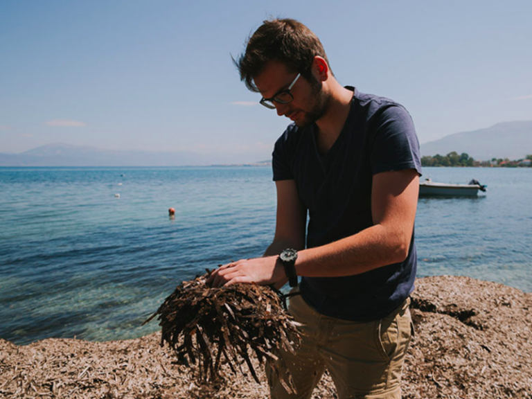 Young Greek innovator making waves worldwide using seaweed