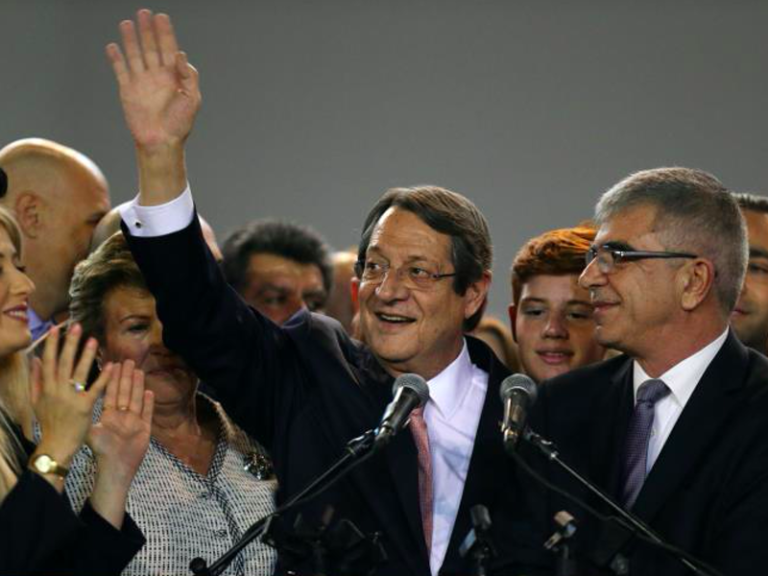 President Anastasiades re-elected in Cyprus