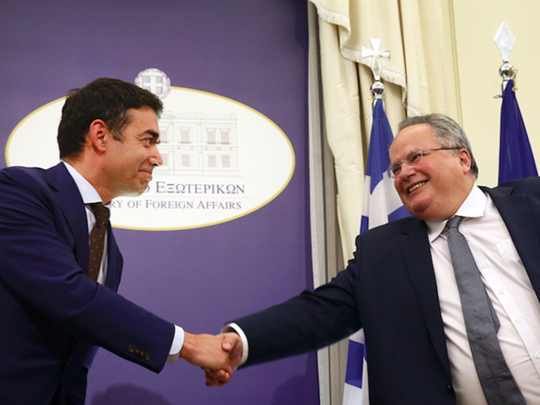 FM Kotzias in landmark visit to Skopje after Greece and FYROM exchange naming proposals