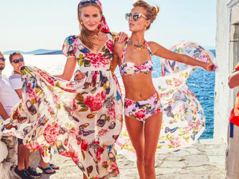 Mykonos becomes Dolce & Gabbana‘s hot location spot for Spring Summer ‘18