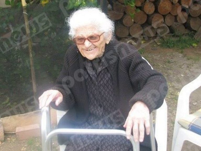 112-year-old Greek lady, now oldest woman in the world