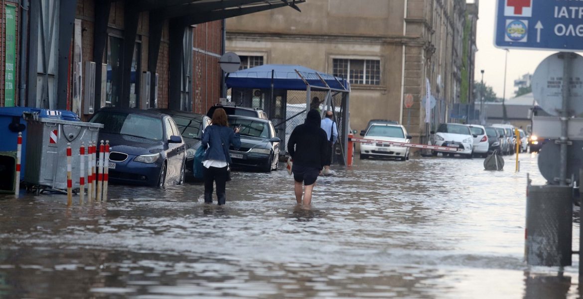 Thessaloniki flash floods