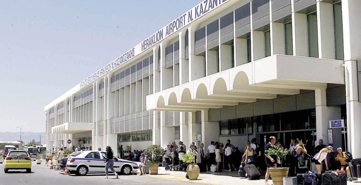 Heraklion airport people