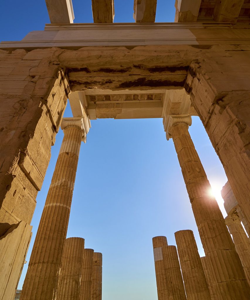 Parthenon inside