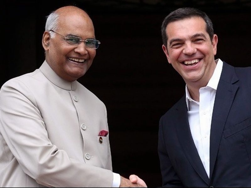 Tsipras and Indian President