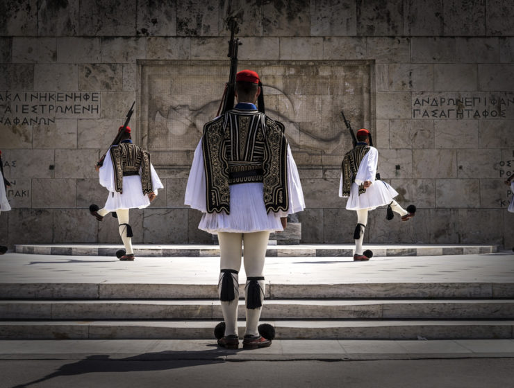 Evzones Presidential Guard at Syntagma