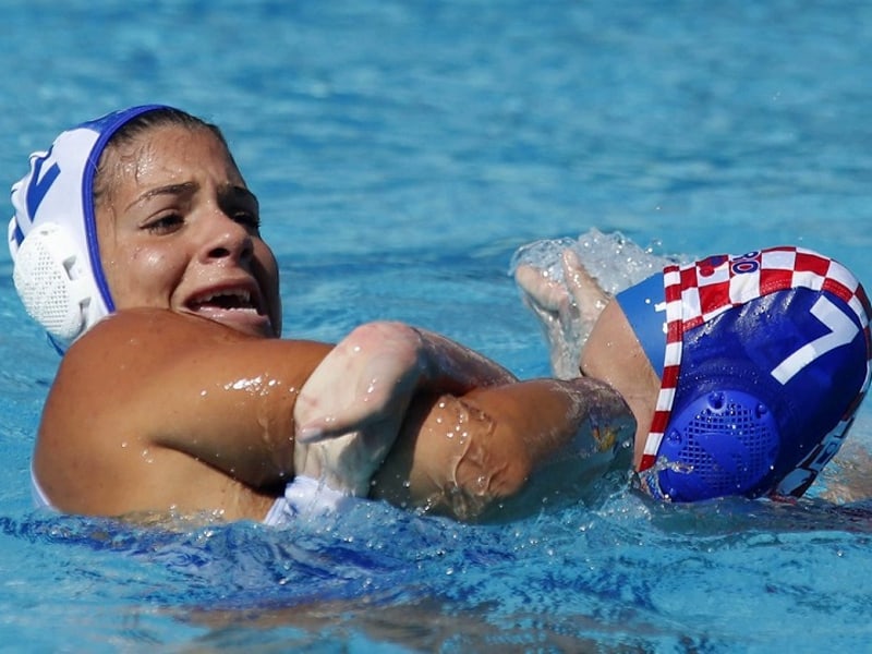 crowd disinfect beard Greek Women's Water Polo Team Has Huge Win Against Croatia