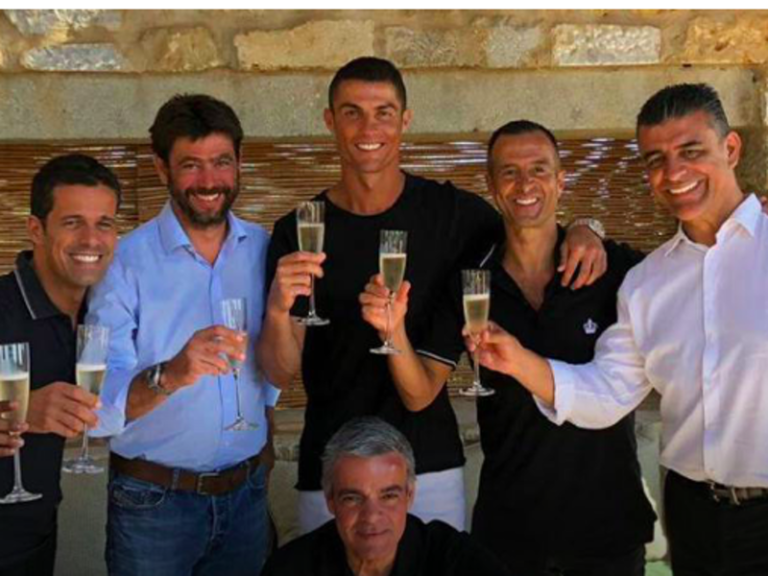 Cristiano Ronaldo celebrates $157 million deal with Juventas in Greece