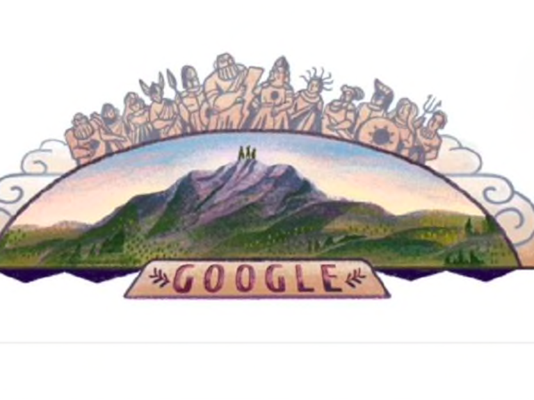 Greece’s Mount Olympus honoured with a Google Doodle today