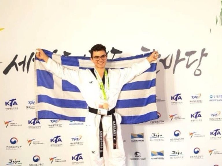 16-year-old Konstantinos Markakis wins bronze at World Taekwondo Championship