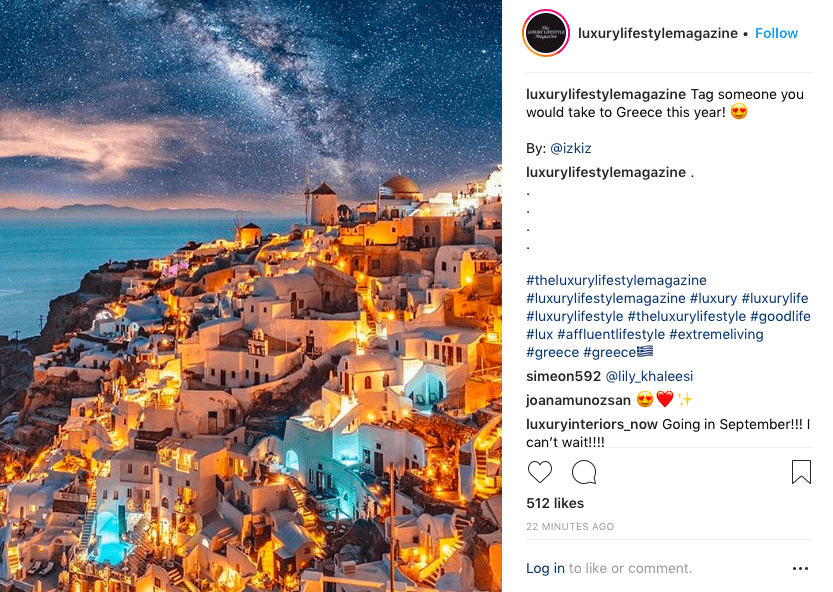 Greece instagram
