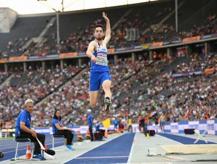 Greece's Miltiadis Tentoglou wins Gold in Men's Long Jump at European Championship 1