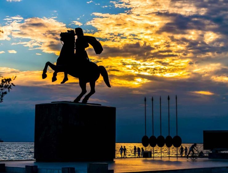alexandros Thessaloniki promenade alexander the great
