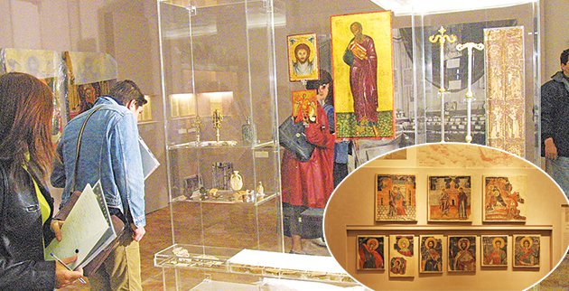 Vandalism Byzantine museum