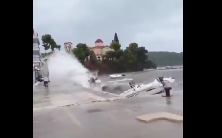 Cyclone Zorbas hits the Peloponnese causing flash flooding (VIDEOS)