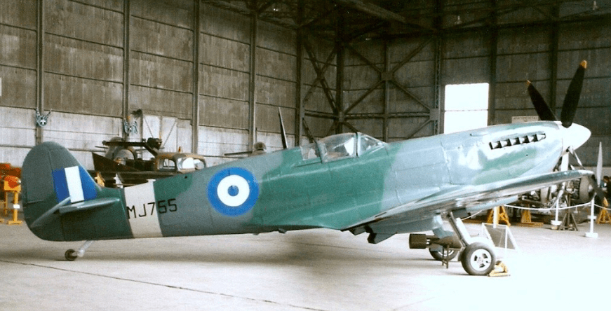 Greek spitfire aircraft