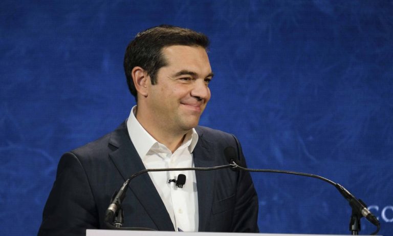 Tsipras praises Greek people in overcoming crisis