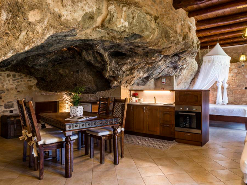 Staying at a stunning Cave House in Chania 1