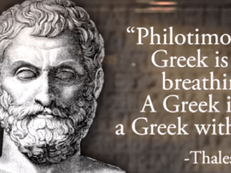 Philotimo, one Greek word packed with so much meaning, it can’t be defined