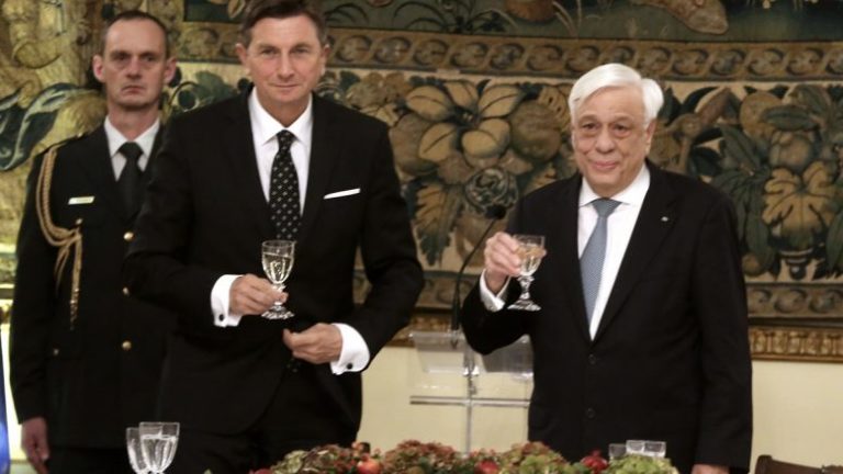 Greek President hosts Slovenian President