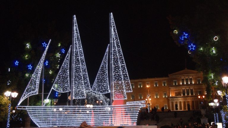 Traditional symbol behind Christmas boats in Greece