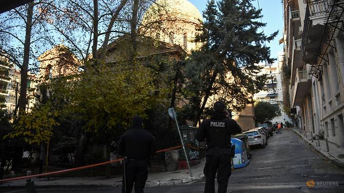Explosive device detonates outside church in Athens 18