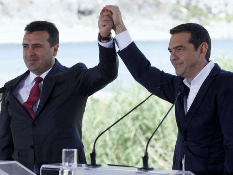 "Congratulations my friend" Zaev tells Tsipras