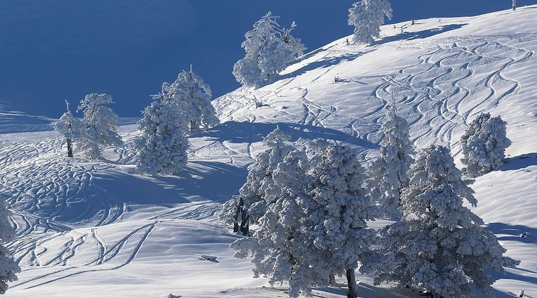 Severe weather front “Carmel” – Snow in Attica 1